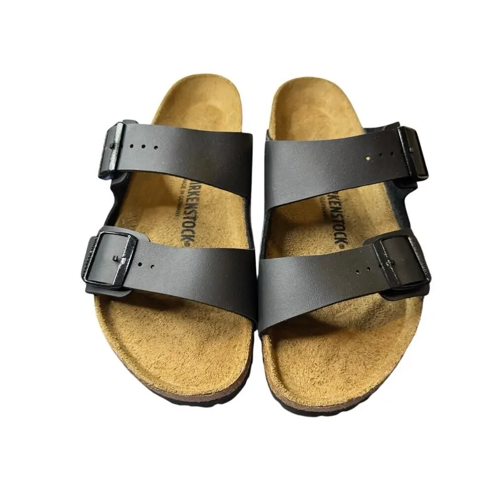 Birkenstock Arizona oiled black leather Comfort Unisex Sandal Women 9  EU 40 New - Picture 6 of 7